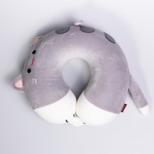 Подушка для шеи Kitty U-образная, серый HP-56-11G (LG-HP-56-11G)