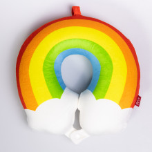 Подушка для шеи Rainbow U-образная, красный HP-56-13R (LG-HP-56-13R)