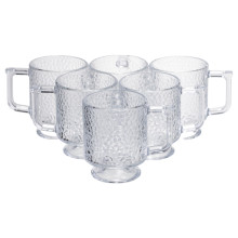 Набор чашек 6 шт для чая и кофе Goblet по 300 (мл) кружки стеклянные HP-19-L8 (LG-HP-19-L8)