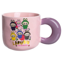 Чашка фарфоровая Labubu Sweet Memories 400 (мл) подарочная кружка прикольная чашка для детей на подарок FM-22A (LG-FM-22A)