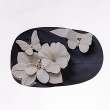 Коврик для ванной комнаты с 3D-эффектом Petal Relief 38*58 см диатомитовый Черный HP-42-38 (LG-HP-42-38)