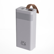 Повербанк 30000 mAh с быстрой зарядкой и фонариком 22.5Вт powerbank зарядка для телефона гаджетов Белый HP-N50 (LG-HP-N50)