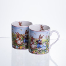 Набор чашек фарфоровых Rabbit Family  220 мл 2шт HP-7323-8 (LG-HP-7323-8)