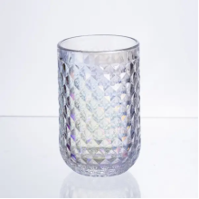 Набор стаканов 6 штук по 400 мл из толстого стекла рельефные rainbow HP-19-255 (LG-HP-19-255)