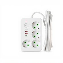 Мережевий фільтр-подовжувач 4 розетки 2xUSB-A 1xUSB-C 5м білий HP-5-47 (LG-HP-5-47) Мережевий фільтр-подовжувач 4 розетки 2xUSB-A 1xUSB-C 5м білий HP-5-47 (LG-HP-5-47)