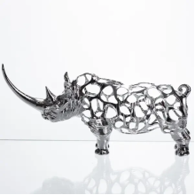 Декоративна фігурка Rhinoceros 23x6x10 см металева HP-7-23 (LG-HP-7-23) Декоративна фігурка Rhinoceros 23x6x10 см металева HP-7-23 (LG-HP-7-23)