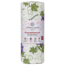 Салфетки в рулоне Виноград 20 штук 25×25 см из микрофибры Colorful Home 515-17-60W (LG-515-17-60W) Салфетки в рулоне Виноград 20 штук 25×25 см из микрофибры Colorful Home 515-17-60W (LG-515-17-60W)