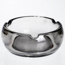 Пепельница стеклянная Round Cigar 12 см, серый Yiwu HP-34-77 (LG-HP-34-77)