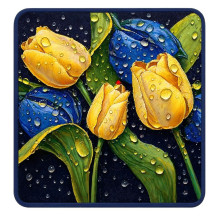 Коврик универсальный Tulips 58*58 см диатомитовый Yiwu HP-42-147 (LG-HP-42-147) Коврик универсальный Tulips 58*58 см диатомитовый Yiwu HP-42-147 (LG-HP-42-147)