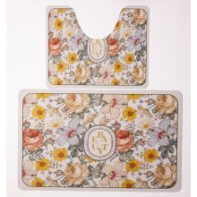 Набор ковриков для ванной Flowers 2 штуки 80*50 см/50*40 см диатомитовых Yiwu HP-42-174 (LG-HP-42-174) Набор ковриков для ванной Flowers 2 штуки 80*50 см/50*40 см диатомитовых Yiwu HP-42-174 (LG-HP-42-174)