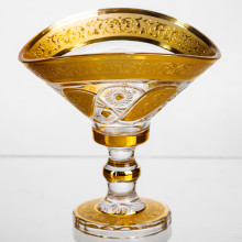 Конфетница стеклянная Bogema Gold 15 см Yiwu HP-34-134 (LG-HP-34-134) Конфетница стеклянная Bogema Gold 15 см Yiwu HP-34-134 (LG-HP-34-134)