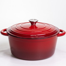Кастрюля чугунная эмалированная 6,5 л, красный Yiwu HP-FLG-3 RED (LG-HP-FLG-3 RED) Кастрюля чугунная эмалированная 6,5 л, красный Yiwu HP-FLG-3 RED (LG-HP-FLG-3 RED)