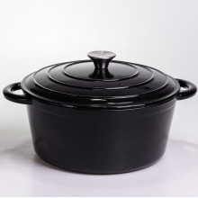 Кастрюля чугунная эмалированная 6,5 л, черный Yiwu HP-FLG-3 BLACK (LG-HP-FLG-3 BLACK) Кастрюля чугунная эмалированная 6,5 л, черный Yiwu HP-FLG-3 BLACK (LG-HP-FLG-3 BLACK)
