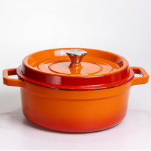 Кокотница чугунная эмалированная 5,5 л, оранжевый Yiwu HP-FLG-5 ORANGE (LG-HP-FLG-5 ORANGE) Кокотница чугунная эмалированная 5,5 л, оранжевый Yiwu HP-FLG-5 ORANGE (LG-HP-FLG-5 ORANGE)
