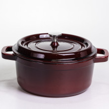 Кокотница чугунная эмалированная 4 л, бургунди Yiwu HP-FLG-10 burgundy (LG-HP-FLG-10 burgundy) Кокотница чугунная эмалированная 4 л, бургунди Yiwu HP-FLG-10 burgundy (LG-HP-FLG-10 burgundy)