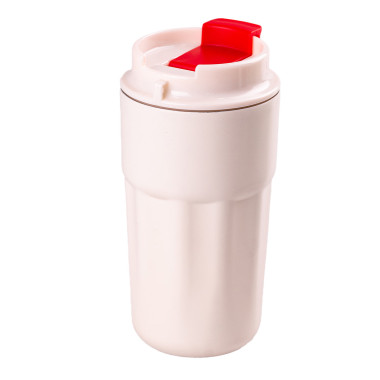 Термокружка з нержавіючої сталі 450 мл Бежевий HP153BE (LG-2056343482)