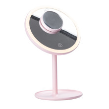 Дзеркало для макіяжу зі збільшенням та підсвіткою Рожевий HP072TD020P (LG-2089140964)