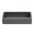 Серветниця на стіл з еко-шкіри 25 х 15.5 х 5 см Сірий HP9900G (LG-2140008454)