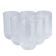 Набір склянок із товстого скла 6 штук по 450 мл прозорий HP4149 (LG-2148787574) Набір склянок із товстого скла 6 штук по 450 мл прозорий HP4149 (LG-2148787574)