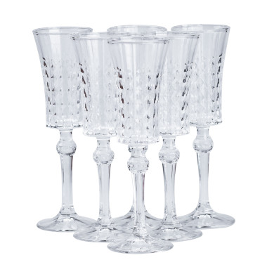 Набір келихів для шампанського 6 шт по 150 мл прозорий HP4156 (LG-2148787580)