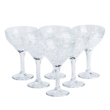 Набір креманок для мартіні 6 шт по 290 мл на високій ніжці HP519 (LG-2148787602) Набір креманок для мартіні 6 шт по 290 мл на високій ніжці HP519 (LG-2148787602)