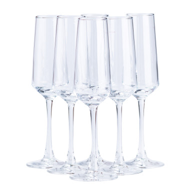 Келихи для шампанського на високій ніжці 6 шт HP564 (LG-2148787646)
