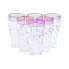 Набір високих склянок 6 штук по 250 мл рожевий HP566 (LG-2148787647)
