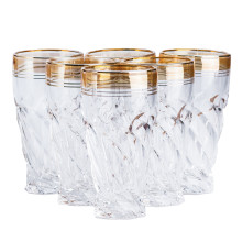 Склянки для скляні набір із 6 штук по 250 мл жовтий HP568 (LG-2148787649) Склянки для скляні набір із 6 штук по 250 мл жовтий HP568 (LG-2148787649)