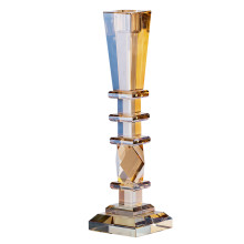 Свічник 25 (см) скляний високий HP36555M (LG-2148787763)