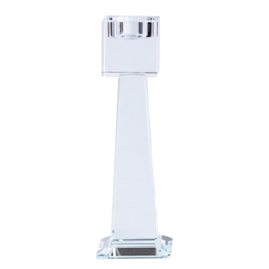 Скляний підсвічник 20.5 (см) квадратний на 1 свічку HP36560S (LG-2148787777)