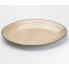 Тарілка сервірувальна кругла порцелянова 27.5 см бежева HP23377 (LG-2183918570)