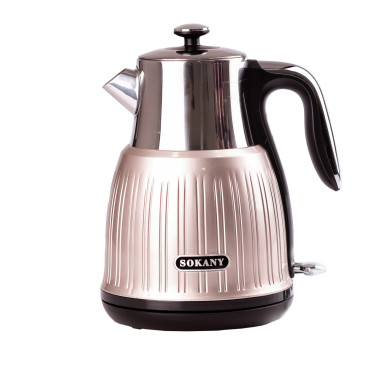 Електрочайник Sokany SKSH1055 1.6 літрів рожевий металік (LG-2022637464)