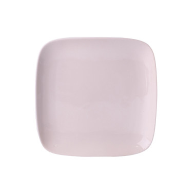 Тарілка обідня квадратна з порцеляни 20х20 см біла HP602 (LG-2034947840)