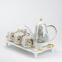 Чайний сервіз на таці чашки та чайник для заварювання 7 предметів HP6166 (LG-2203469057)
