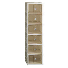 Шафа для взуття портативна пластикова 33 х 26х 100 см на 6полиць Біла HPS658 (LG-2203469100) Шафа для взуття портативна пластикова 33 х 26х 100 см на 6полиць Біла HPS658 (LG-2203469100)