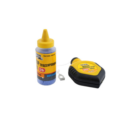 Набор 2-в-1 Mastertool шнур отбивочный мел трассировочный