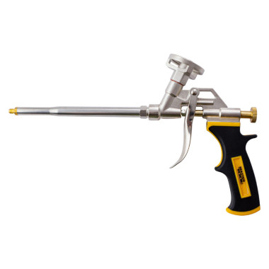 Пистолет для пены Mastertool 290 мм никель