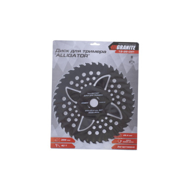 Диск для триммера Granite 255 мм x 40 Т Alligator