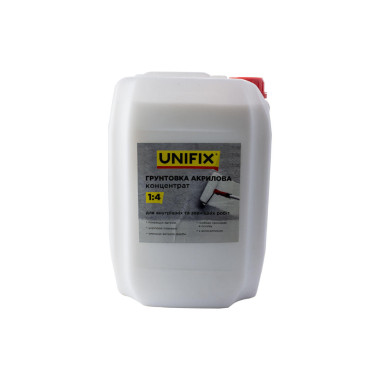Грунтовка акриловая Unifix 10 кг x 1:4 концентрат