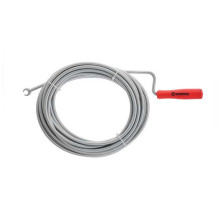 Трос для чистки труб Intertool 9мм x 10м с наконечником