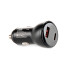 Автомобильное зарядное устройство 12 Atelie USB/Tipe-C x 5V x 3A черный
