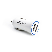 Автомобильное зарядное устройство 12 Atelie 2 USB x 5V x 2.1A белый
