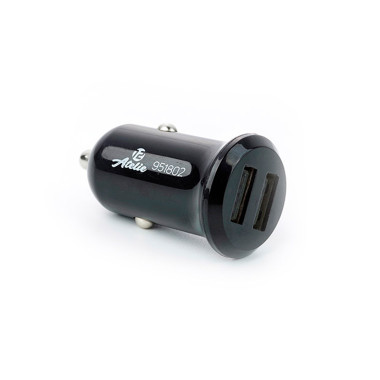 Автомобильное зарядное устройство 12 Atelie 2 USB x 5V x 2.1A черный