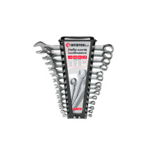Набор ключей рожково-накидных Intertool 6-24мм (14шт) Набор ключей рожково-накидных Intertool 6-24мм (14шт)