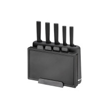 Набор ножей с досками Maestro 5 ножей x 4 доски черный