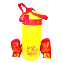 Боксерский набор детский Dankotoys груша и перчатки 50 см Желтый (TS-104709)