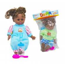 Кукла с бутылкой и расческой в пакете HY2687