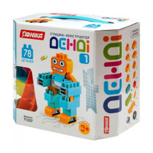 Конструктор детский M-toys Денди 78 деталей универсальный крупные детали Разноцветный (TS-113837)