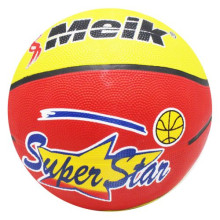 Баскетбольный мяч MIC Meik №7 резина 535 г Желто-красный (TS-181665)