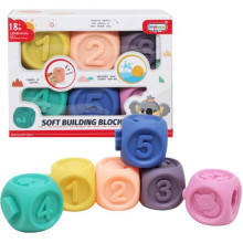 Резиновые кубики-конструктор "Soft Building Blocks" (TS-193044)